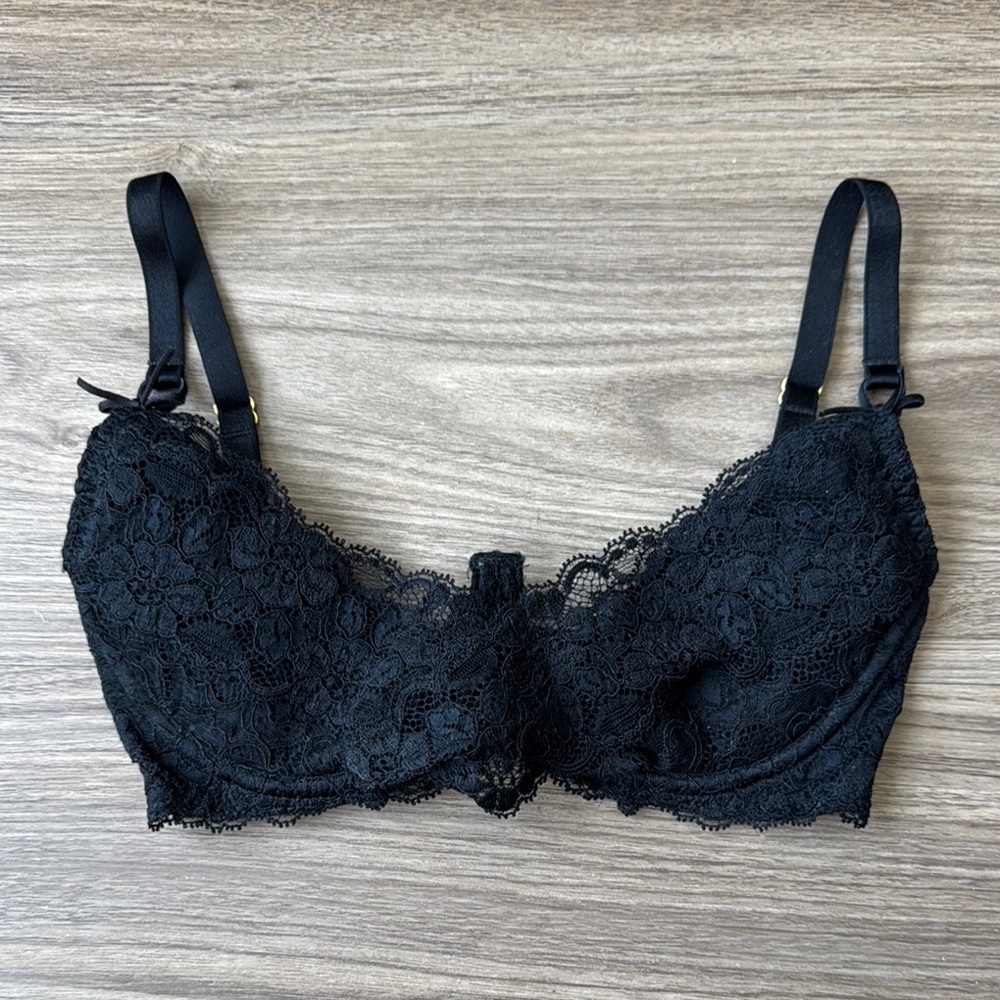 Agent Provocateur Midnight Lace Bra 32DD